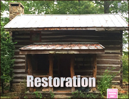 Historic Log Cabin Restoration  Chavies, Kentucky